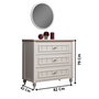 Hanah Home Ezgi Cómoda en Crema claro